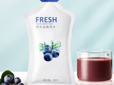 袋装饮品生产厂家 蓝莓原浆袋装饮品 oem贴牌生产厂家图2