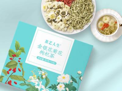金银花枸杞袋泡茶 养生茶代加工 OEM贴牌定制袋泡茶图2