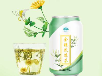 凉茶易拉罐饮品 金银花饮料代加工厂家 OEM贴牌定制图2