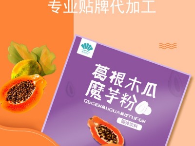 木瓜葛根汁 丰韵丰挺固体颗粒茶女性食品厂家OEM代加工代发图3