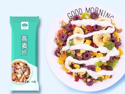 王饱饱营养草莓优酸奶坚果水果多多香芋谷物烘焙即食代早餐燕麦片OEM贴牌代加工图2