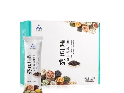 黑芝麻核桃桑葚粉黑豆粉芝麻糊代餐粉冲饮支持代发oem贴牌代加工图4