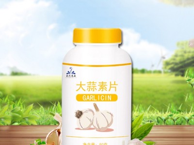 大蒜片 大蒜素压片糖果代加工 片剂源头厂家 食品级大蒜素片 OEM图3