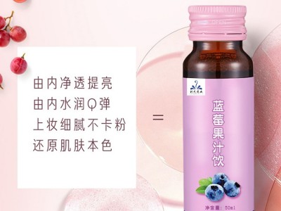 蓝莓汁发酵饮料厂家批发 多种氨基酸维生素蓝莓果汁饮品 oem/odm图2
