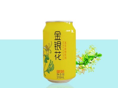 金银花凉茶饮料代加工 柠檬茶oem 易拉罐凉茶加工图2