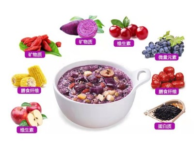 魔芋代餐粥紫薯燕麦五谷杂粮饱腹冲饮 燕麦片懒人营养早餐oem代工图2