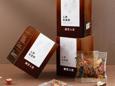 人参五宝茶oem代加工袋泡茶决明子大麦养生花草茶贴牌代加工图2