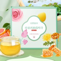 蜂蜜西柚荷叶汁固体饮料 代餐粉速溶咖啡OEM贴牌代工