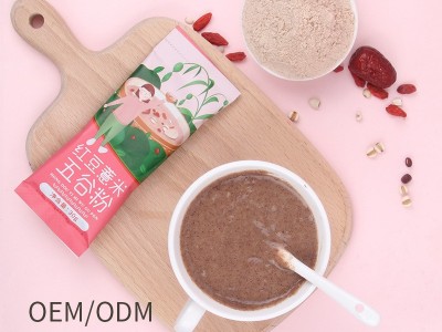 红豆薏米五谷粉 代餐营养粉生产代加工工厂 OEM贴牌加工图3