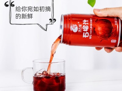 石榴汁饮料生产加工 易拉罐饮料OEM生产加工厂家图3