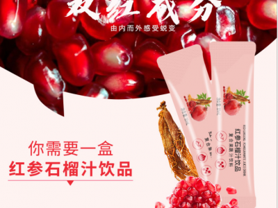 红参石榴饮品贴牌代加工OEM沙棘枸杞胶原蛋白肽口服液图2