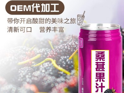 桑葚果汁 易拉罐果汁饮料生产加工 OEM贴牌定制 一站式生产代加工厂家图3