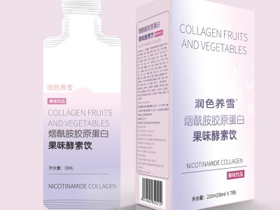 烟酰胺胶原蛋白果蔬酵素饮 OEM贴牌代加工果蔬酵素原液孝素益生菌膳食纤维饮图3