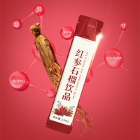 红参石榴饮品OEM 燕窝胶原蛋白肽口服液 复合红参液代加工