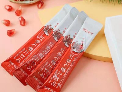 胶原蛋白红参石榴饮 袋装饮料贴牌定制加工 OEM一站式生产图3