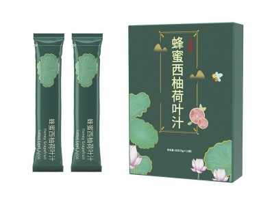 蜂蜜西柚荷叶汁 OEM贴牌定制加工 袋装饮料生产加工工厂图2