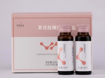 复合肽橄榄果饮品 瓶装口服液饮品贴牌 橄榄果口服液代加工图2