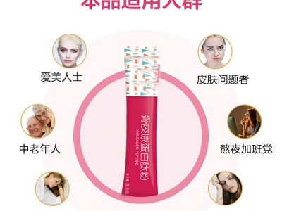 骨胶原蛋白肽粉 小分子肽固体冲饮OEM定制贴牌图2