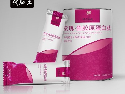玫瑰燕窝胶原蛋白肽 固体冲饮OEM定制生产厂家图2