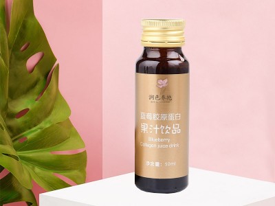 蓝莓胶原蛋白饮 果汁饮口服液OEM定制代加工 瓶装饮品定制生产厂家图2