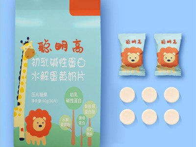 碱性蛋白咀嚼片 儿童牛初乳片贴牌 压片糖果生产加工工厂图2